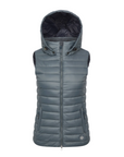 LeMieux Tilly Ladies Hooded Puffer Vest, Petrol