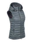 LeMieux Tilly Ladies Hooded Puffer Vest, Petrol