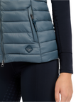 LeMieux Tilly Ladies Hooded Puffer Vest, Petrol