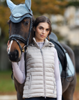 LeMieux Tilly Ladies Hooded Puffer Vest, Ash