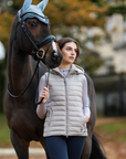 LeMieux Tilly Ladies Hooded Puffer Vest, Ash