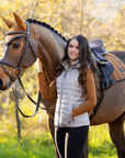 LeMieux Tilly Ladies Hooded Puffer Vest, Ash