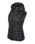 LeMieux Tilly Ladies Hooded Puffer Vest, Black