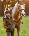 LeMieux Eloise Young Rider Reversible Winter Vest, Alpine