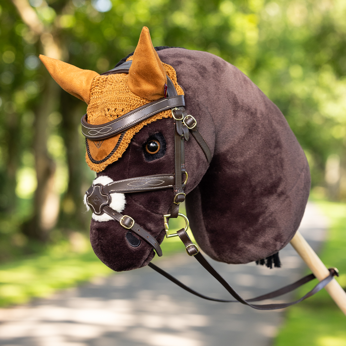 LeMieux Hobby Horse Fly Hood, Ginger
