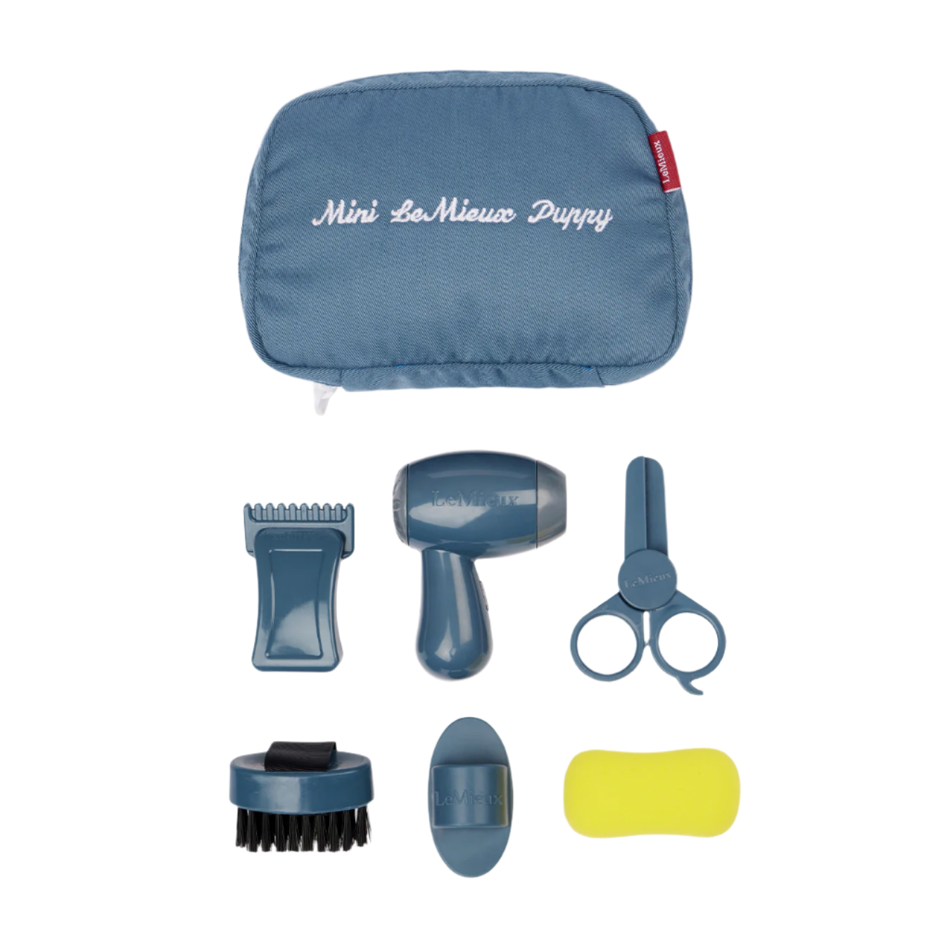 LeMieux Toy Puppy Grooming Kit, Ice Blue