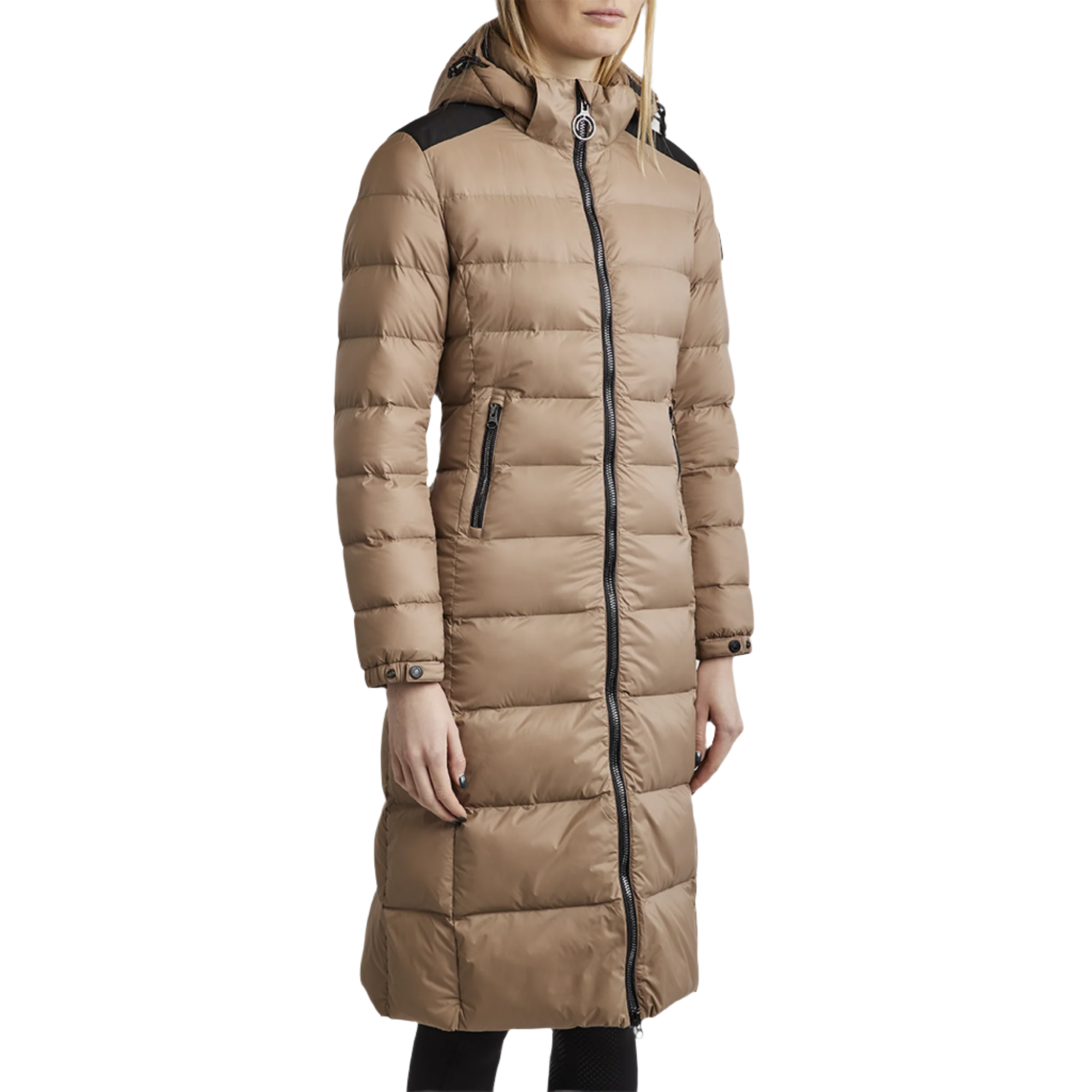 Montar MoAthena Refined Long Jacket, Latte