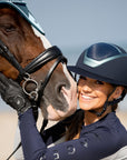 KASK Star Lady Chrome Helmet, Navy/Silver