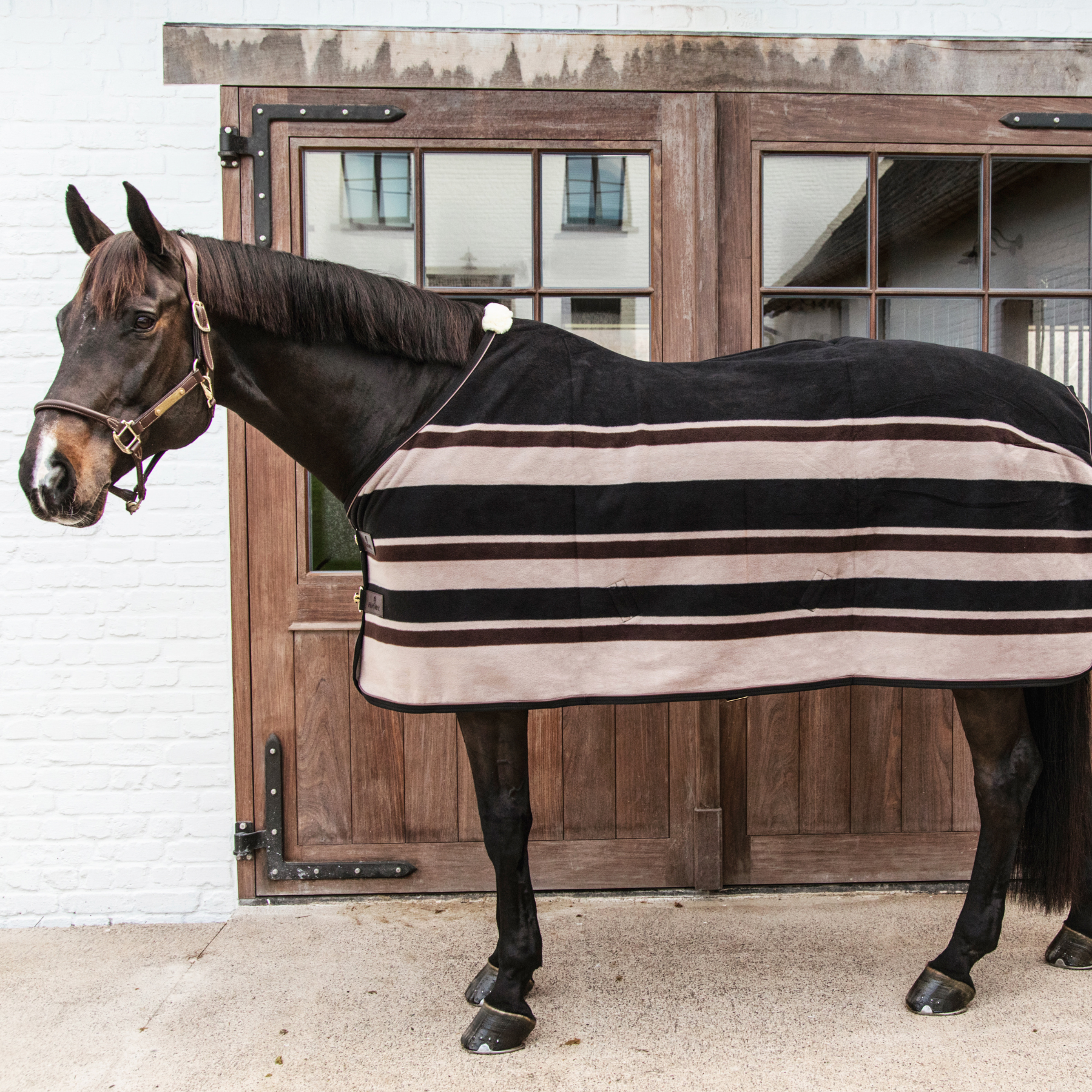 Kentucky Horsewear Fleece Rug Heavy, Brown/Beige