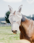 Kentucky Horsewear Fly Mask Classic with Ears and Nose, Beige