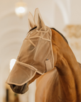 Kentucky Horsewear Fly Mask Classic with Ears and Nose, Beige
