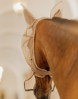 Kentucky Horsewear Fly Mask Classic with Ears and Nose, Beige