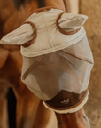 Kentucky Horsewear Fly Mask Skin Friendly With Ears, Silver