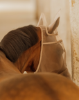 Kentucky Horsewear Fly Mask Classic with Ears and Nose, Beige