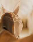Kentucky Horsewear Fly Mask Classic with Ears and Nose, Beige