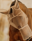 Kentucky Horsewear Fly Mask Classic with Ears and Nose, Beige