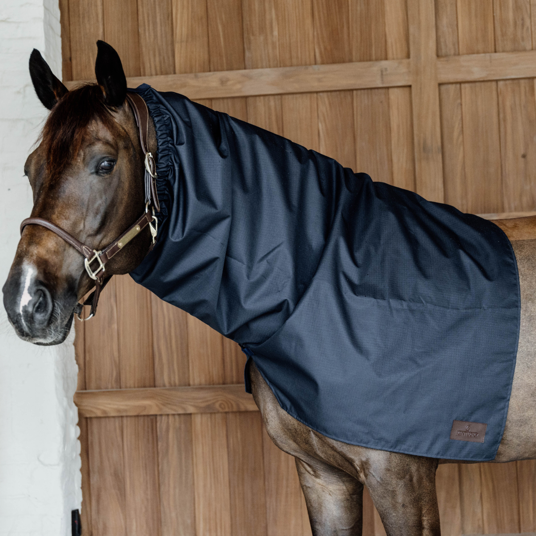 Kentucky Horsewear Waterproof Horse Scarf Classic, Navy