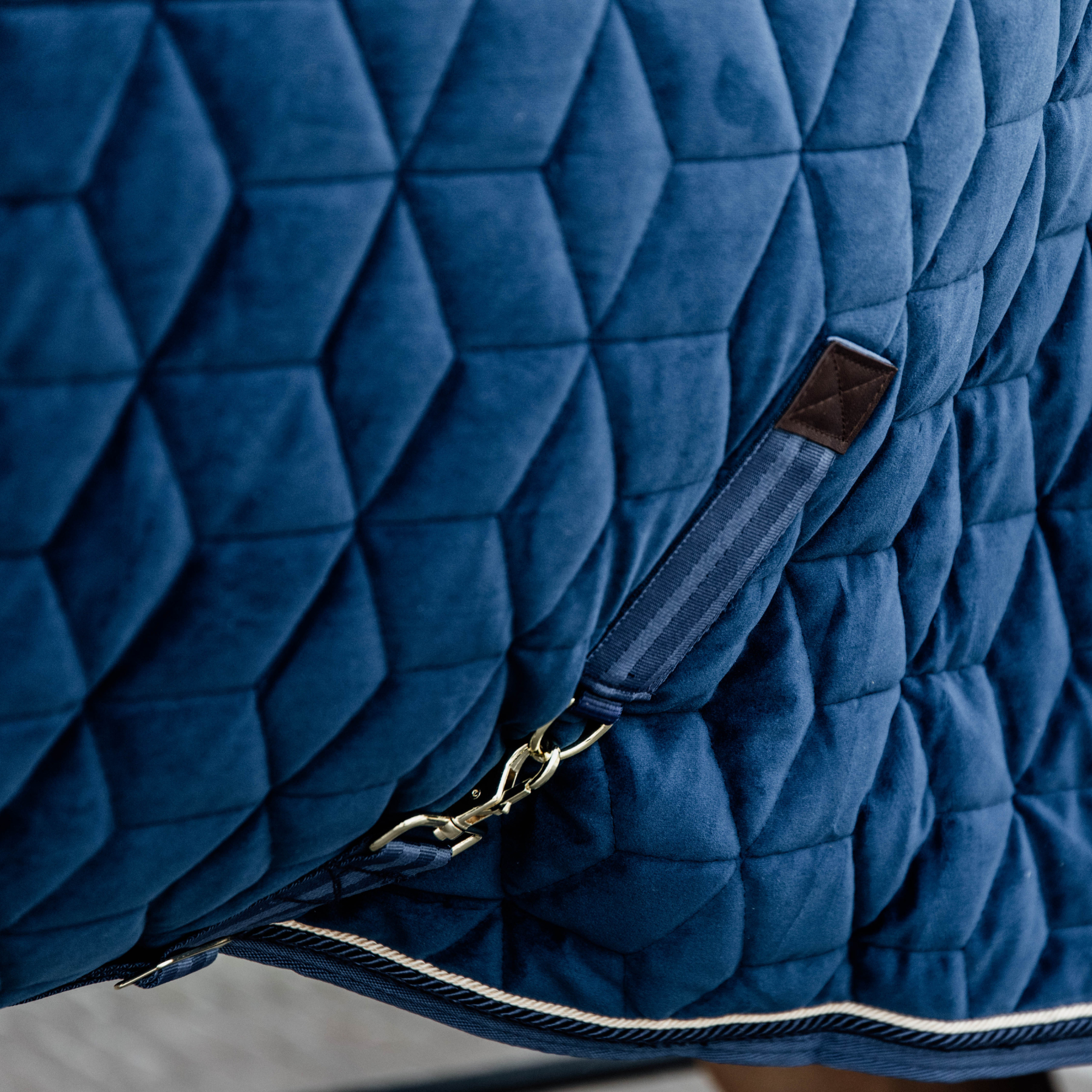 Kentucky Horsewear Show Rug Velvet 160g, Navy