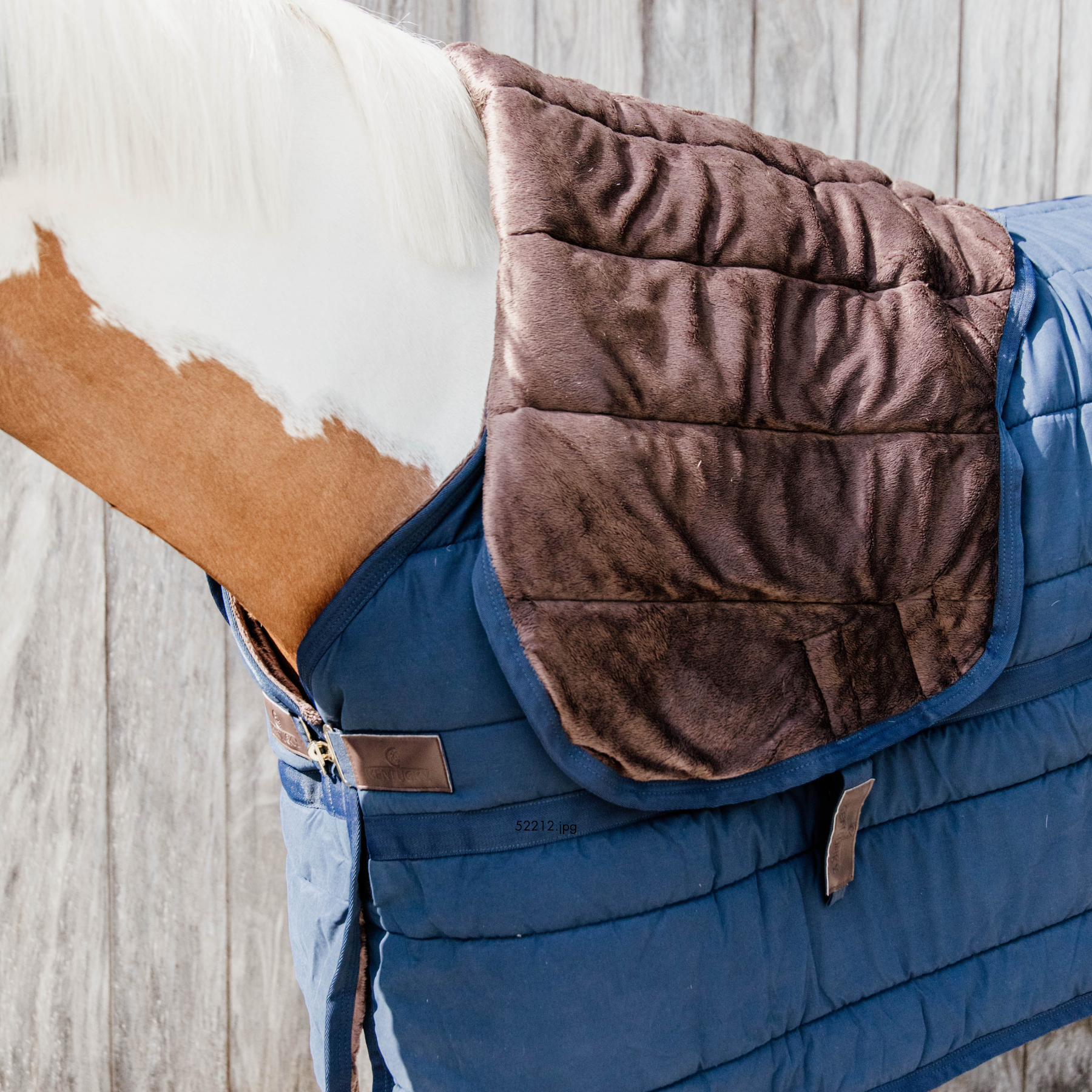 Kentucky Horsewear Under Rug Skin Friendly with Neck 150G, Navy