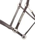 Kavalkade Bennett Leather Halter, Brown with Silver