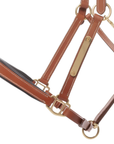 Kavalkade Bennett Leather Halter, Cognac with Brass