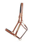 Kavalkade Bennett Leather Halter, Cognac with Brass