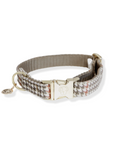 Kentucky Dog Collar Pied-de-Poule, Beige