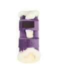 Kentucky Horsewear Brushing Boots Velvet Contrast, Royal Purple
