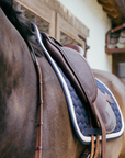 Kentucky Horsewear Dressage Saddle Pad with Plaited Cord, Navy