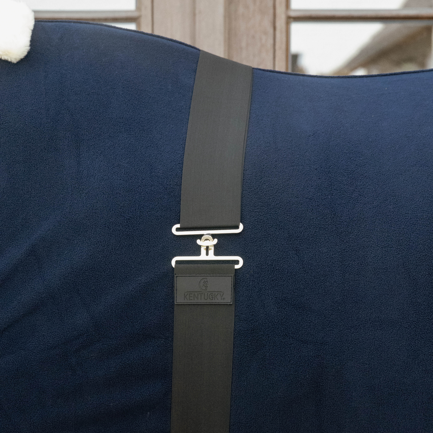 Kentucky Horsewear Elastic Rug Belt, Black