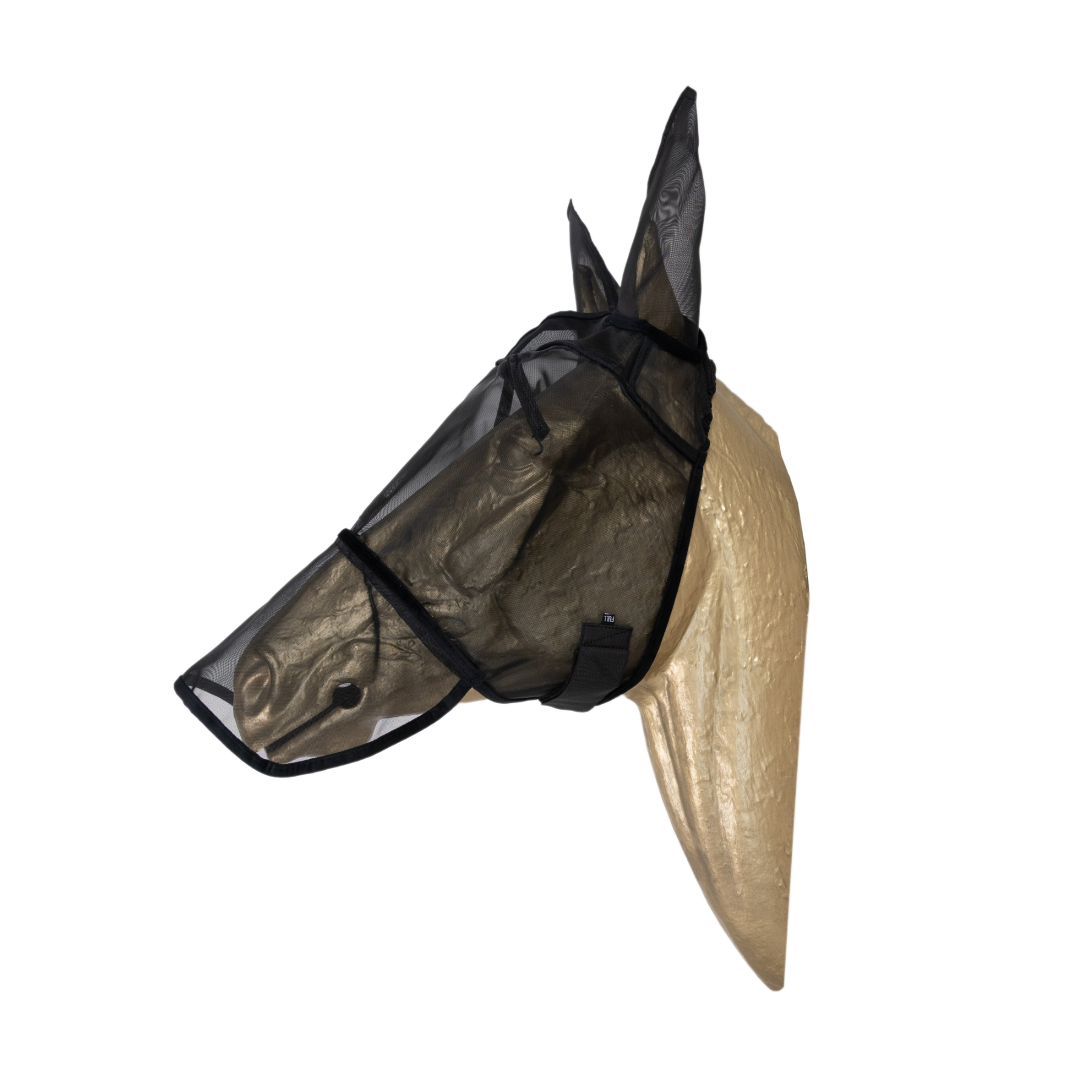 Kentucky Horsewear Fly Mask Classic with Ears and Nose, Black