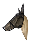 Kentucky Horsewear Fly Mask Classic with Ears and Nose, Black