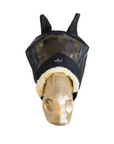 Kentucky Horsewear Fly Mask Skin Friendly With Ears, Black