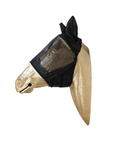 Kentucky Horsewear Fly Mask Skin Friendly With Ears, Black