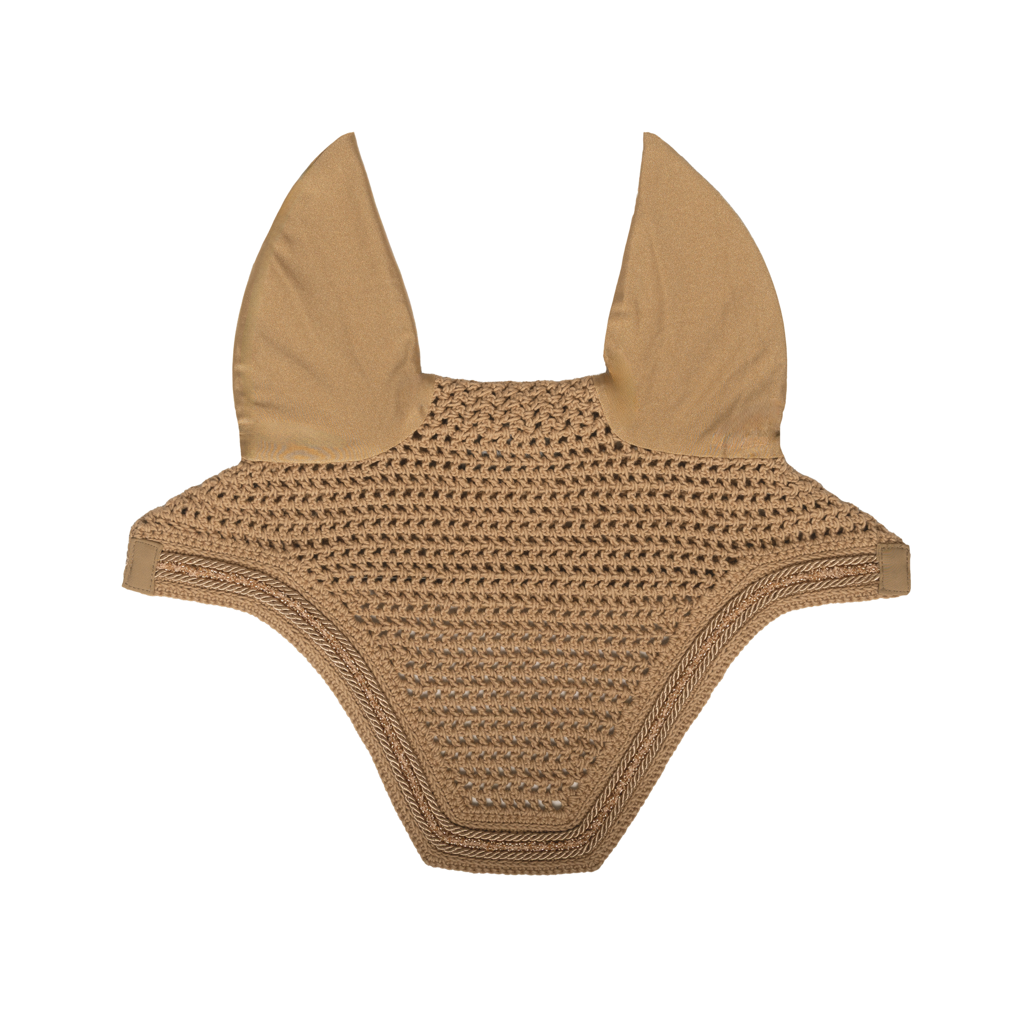 Kentucky Horsewear Fly Veil Wellington Mini Velvet Pearls, Beige