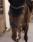 Kentucky Horsewear Fly Veil Wellington Mini Velvet Pearls, Black