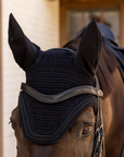 Kentucky Horsewear Fly Veil Wellington Mini Velvet Pearls, Black