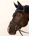 Kentucky Horsewear Fly Veil Wellington Mini Velvet Pearls, Black