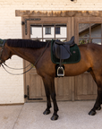 Kentucky Horsewear Fly Veil Wellington Mini Velvet Pearls, Pine Green