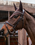 Kentucky Horsewear Fly Veil Wellington Soundless, Brown