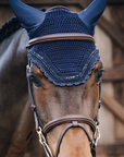 Kentucky Horsewear Fly Veil Wellington Stone & Pearl