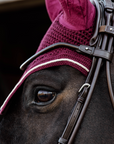 Kentucky Horsewear Fly Veil Wellington Velvet, Bordeaux