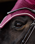 Kentucky Horsewear Fly Veil Wellington Velvet, Bordeaux