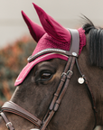 Kentucky Horsewear Fly Veil Wellington Velvet, Fuchsia