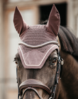 Kentucky Horsewear Fly Veil Wellington Velvet, Light Purple
