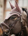 Kentucky Horsewear Fly Veil Wellington Velvet, Light Purple
