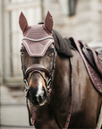Kentucky Horsewear Fly Veil Wellington Velvet, Light Purple