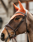 Kentucky Horsewear Fly Veil Wellington Velvet, Orange