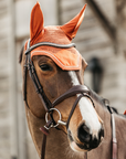 Kentucky Horsewear Fly Veil Wellington Velvet, Orange