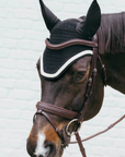 Kentucky Horsewear Fly Veil Wellington with Plaited Cord, Black